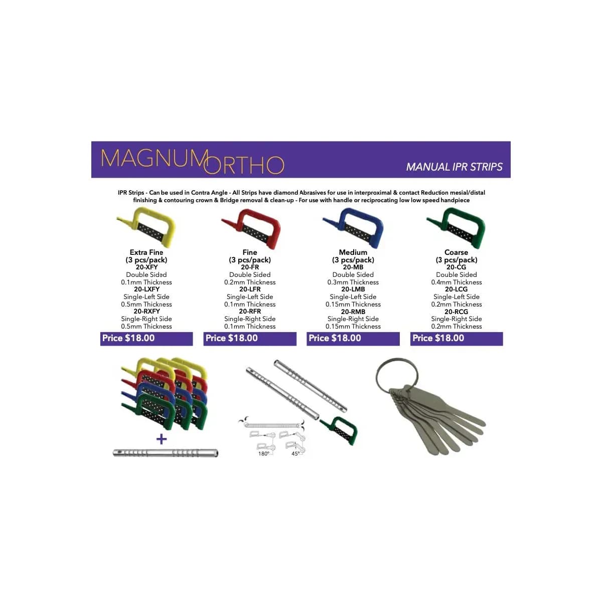 Aligner DiaStrip Set with Swiss quality for precise treatments